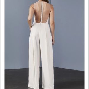 Amsale Ivory Jumpsuit